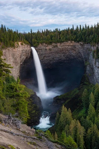 Helmcken Falls Wasserfall Wells Gray Provincial Park Murtle River British — Stockfoto