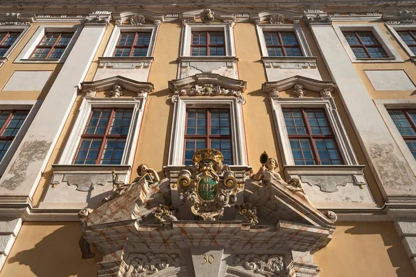 Barokke Faade Barokke Portaal Museum Voor Cultuurgeschiedenis Grlitz Opper Lusatia — Stockfoto