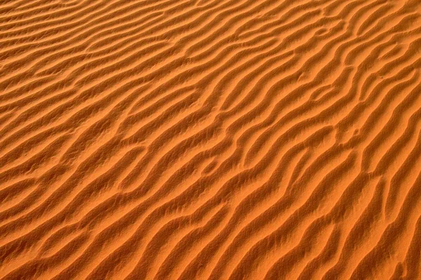 Písečné Vlny Textura Písečné Duně Tassili Ajjer Poušť Sahara Severní — Stock fotografie