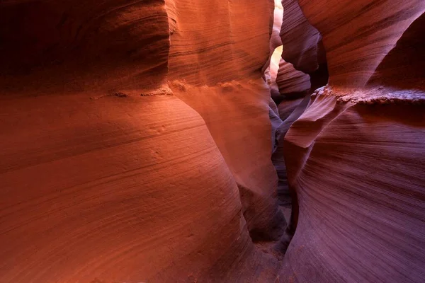 Formações Arenito Coloridas Lower Antelope Canyon Slot Canyon Page Arizona — Fotografia de Stock