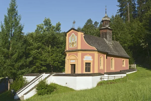 Igreja Peregrinação Maria Larch Terfens Tirol Áustria Europa — Fotografia de Stock