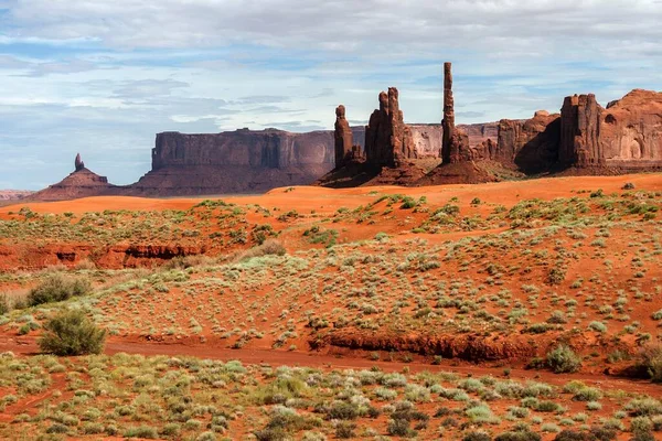 Felsformationen Totem Pool Und Yei Chei Monument Valley Navajo Tribal — Stockfoto