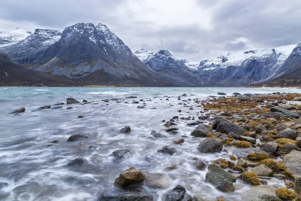 Grtfjord Troms Troms County Norway Europe — Stock fotografie