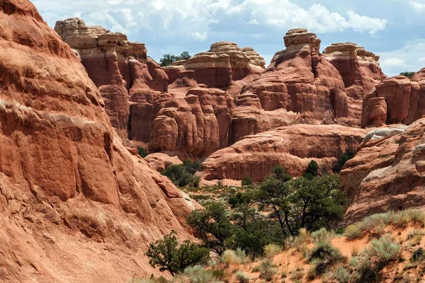 Formazioni Rocciose Devil Garden Trailhead Arches National Park Utah Usa — Foto Stock