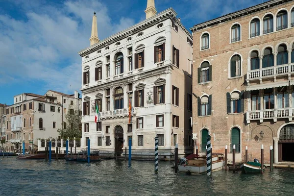 Palazzo Papadopoli Luxury Hotel Aman Canal Grande Venice Grand Canal — стоковое фото