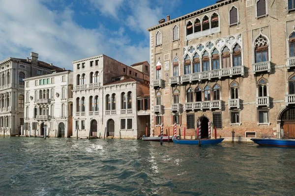 Palazzo Giustinian Jahrhundert Links Palazzo Bernardo Und Palazzo Bernardo Nani — Stockfoto