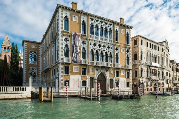 Palazzo Cavalli Franchetti Canal Grande San Marco Cannaregio Venedig Venetien — Stockfoto