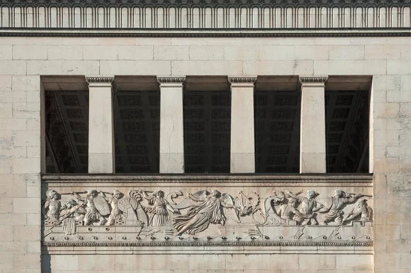 Propyläen Relief Südturm Architekt Leo Von Klenze Knigsplatz München Bayern — Stockfoto