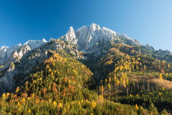 Groer Dsten Autumn Gesuse National Park Štýrsko Rakousko Evropa — Stock fotografie