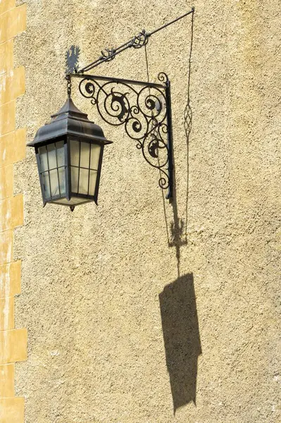 Pouliční Lampa Unesco Quedlinburg Harz Sasko Anhaltsko Německo Evropa — Stock fotografie