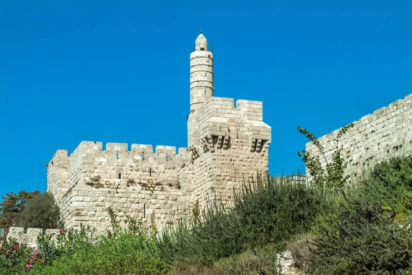 Tower David Old City Jerusalem Israel Asia — Stock Photo, Image