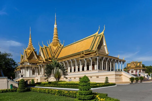 Sala Trono Sala Coroação Preah Tineang Tevea Vinichhay Palácio Real — Fotografia de Stock