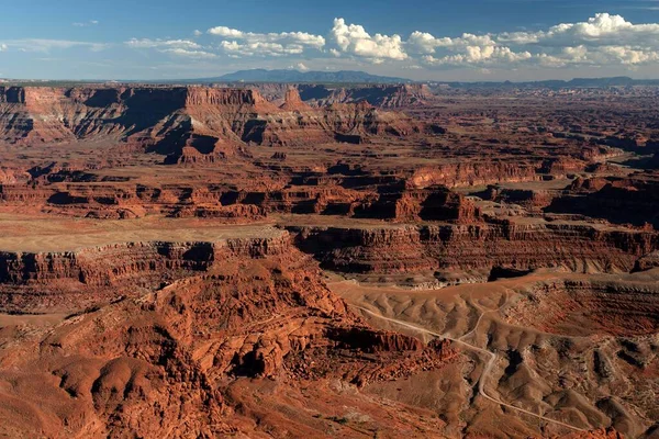 View Dead Horse Point Overlook Erosion Scenery Evening Light Dead — Stock Photo, Image