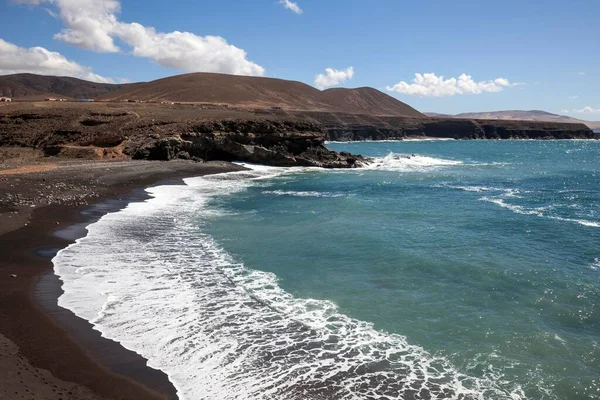 Strand Playa Los Muertos Ajuy Fuerteventura Kanarieöarna Spanien Europa — Stockfoto