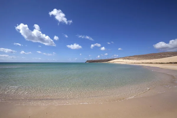 Spiaggia Playa Risco Del Paso Playa Sotavento Jandia Fuerteventura Isole — Foto Stock