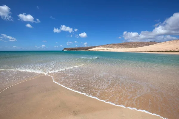 Plaj Playa Risco Del Paso Playa Sotavento Jandia Fuerteventura Kanarya — Stok fotoğraf
