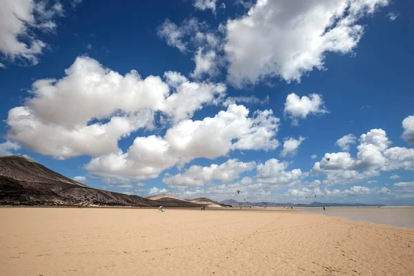 Beach Playa Risco Del Paso Playa Sotavento Jandia Fuerteventura Canary — Stock Photo, Image