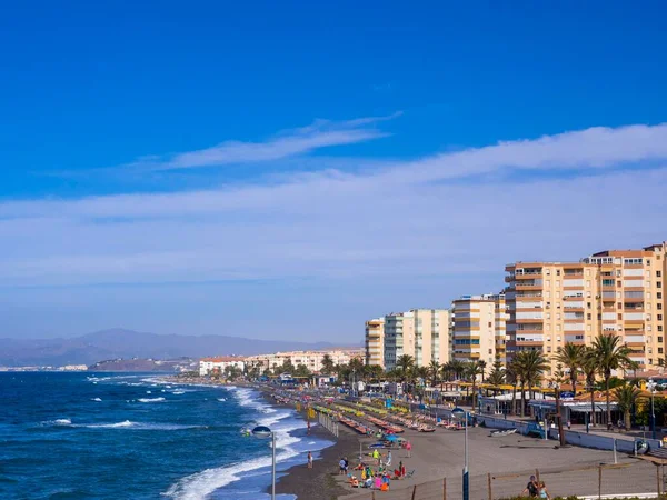 Spiaggia Los Lanos Andaluca Spagna Europa — Foto Stock