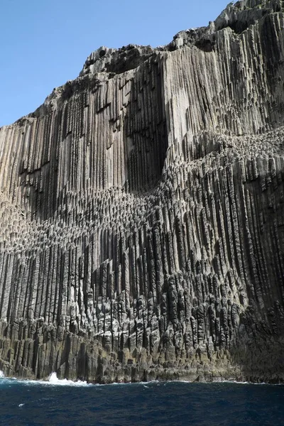 Basaltsäulen Los Rganos Gomera Kanarische Inseln Spanien Europa — Stockfoto