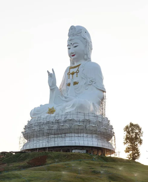 Riesige Guan Yin Oder Kuan Yin Statue Wat Huay Pla — Stockfoto