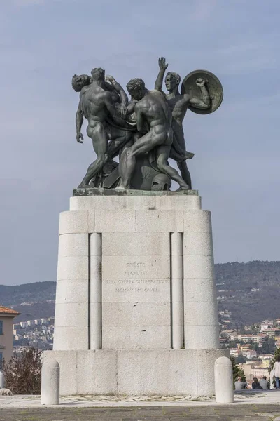 Denkmal Erster Weltkrieg Skulpturengruppe Von Attilio Selva Erbaut 1935 Unter — Stockfoto