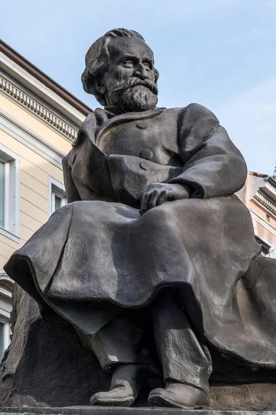 Denkmal Für Giuseppe Verdi Komponist Triest Friaul Julisch Venetien Italien — Stockfoto