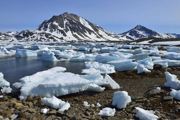 Pack Drift Ice Kulusuk Island East Greenland Kalaallit Nunaat Greenland — Stock Photo, Image