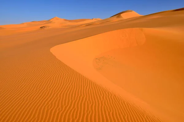 Dune Sabbia Nel Tehak Tadrart Tassili Ajjer National Park Patrimonio — Foto Stock