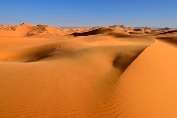 Sanddünen Tehak Tadrart Nationalpark Tassili Ajjer Unesco Weltkulturerbe Sahara Algerien — Stockfoto