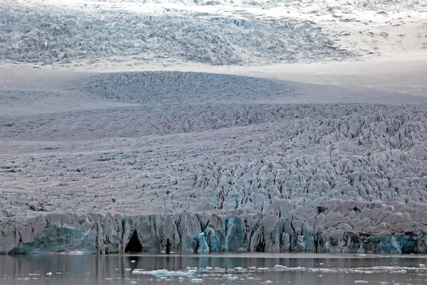 Glaciär Glaciärlagun Vatnajkullglaciären Jkulsarlon Island Europa — Stockfoto