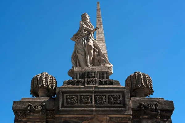 Obelisk Residence Square Bamberg Upper Franconia Bavaria Germany Europe — 스톡 사진