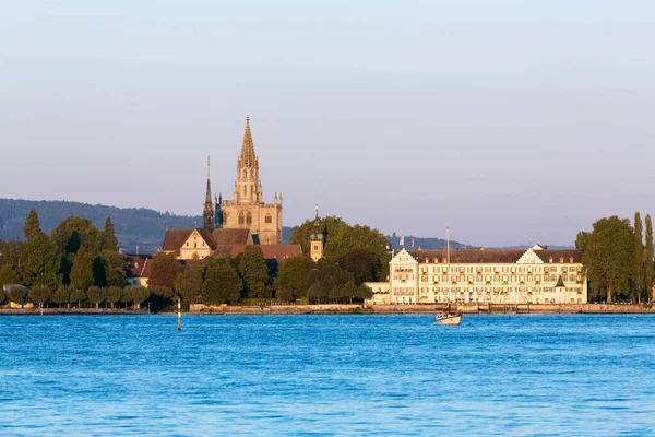 Mnster Inselhotel Konstanz Baden Wrttemberg Almanya Avrupa — Stok fotoğraf