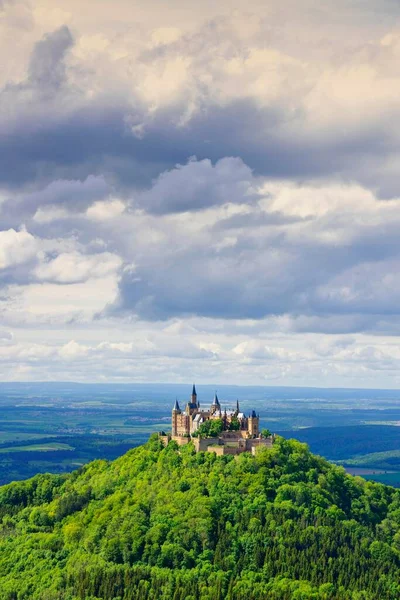 Burg Hohenzollern Hechingen Zollernalbkreis Swabian Jura Baden Wrttemberg Germany Europe — Stock Photo, Image