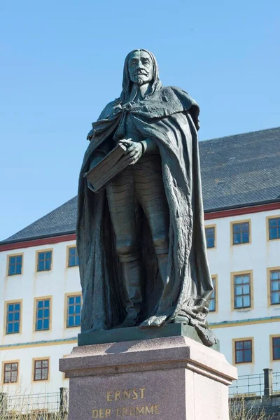 Denkmal Ernst Der Fromme 1601 1675 Herzog Von Sachsen Gotha — Stockfoto