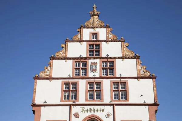 Ayuntamiento Gable Bad Salzuflen Renania Del Norte Westfalia Alemania Europa — Foto de Stock