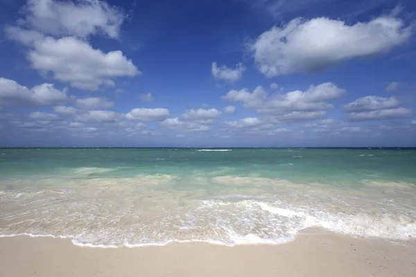 Lucht Wolken Strand Turquoise Zee Eiland Cayo Levisa Provincie Pinar — Stockfoto