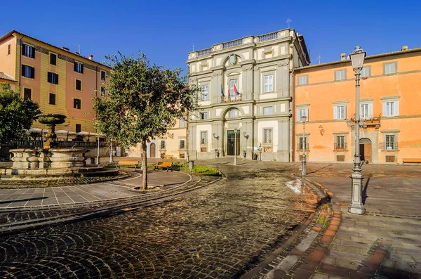 Ayuntamiento Bracciano Metrópolis Roma Lacio Italia Europa — Foto de Stock