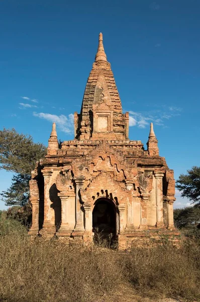 Opuštěný Chrám Myinkaba Area Bagan Myanmar Asie — Stock fotografie