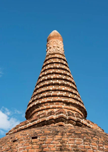 Góra Stupy Bagan Myanmar Azja — Zdjęcie stockowe