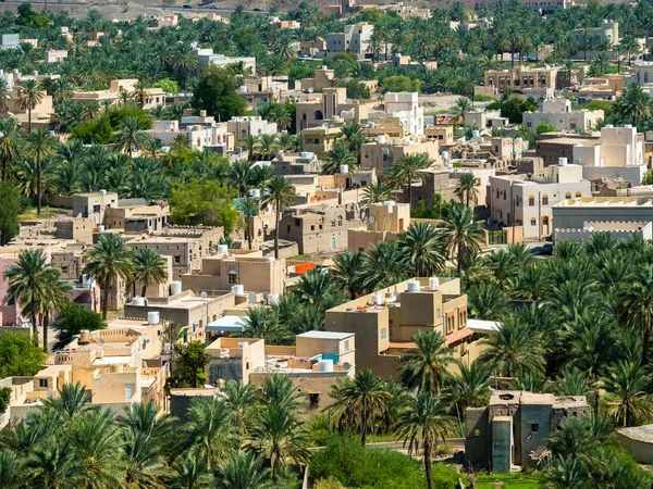 View Bahla Oasis Jebel Shams Hajar Gharbi Mountains Dakhiliyah Oman — Stock Photo, Image