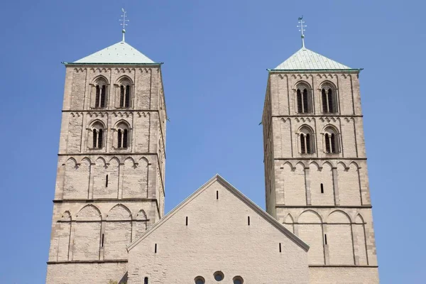 Mnster Cathedral Mnster Mnsterland Северный Рейн Вестфалия Германия Европа — стоковое фото