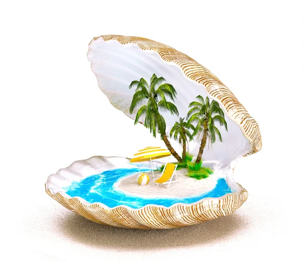 Tropical island — Stock Photo, Image