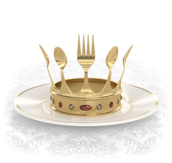 Re della cucina Immagini Stock Royalty Free
