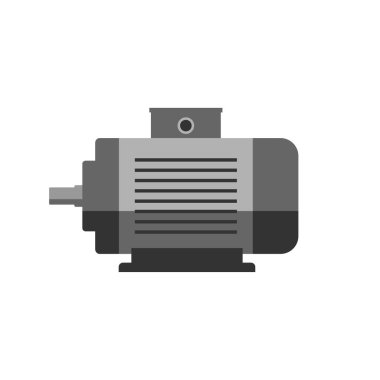  Elektrik motor vektör simgesi 