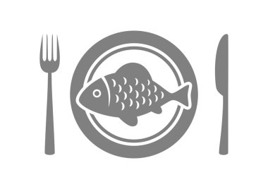 Porselen tabak balık