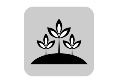 bitki vektör simgesi