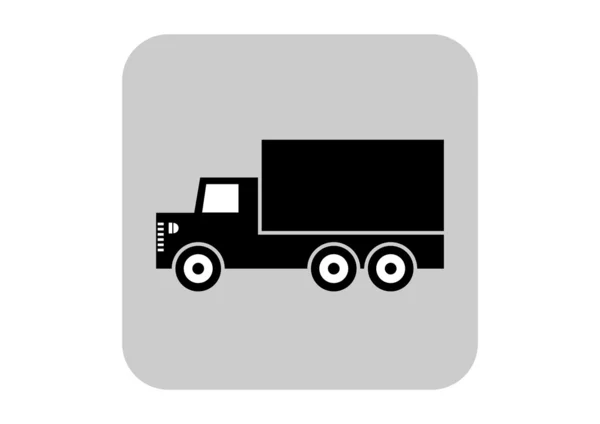 Icône vectorielle camion — Image vectorielle