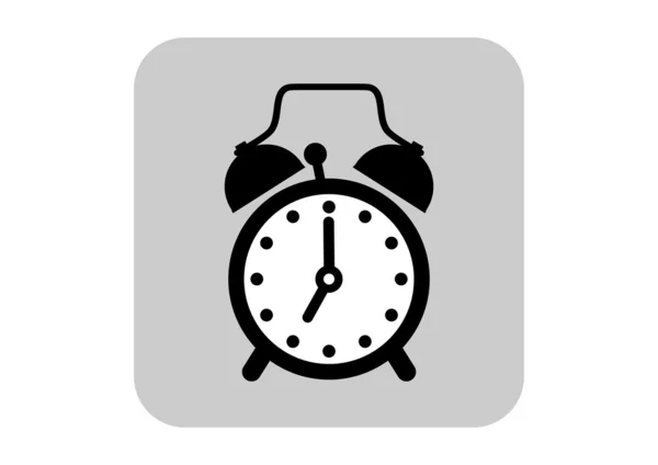 Reloj despertador vector icono — Vector de stock