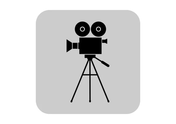 Film camera-icoontje — Stockvector