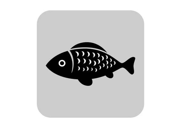 Fish vector icon — Stock Vector